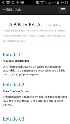 A Bíblia Fala - Estudo Bíblico android App screenshot 2